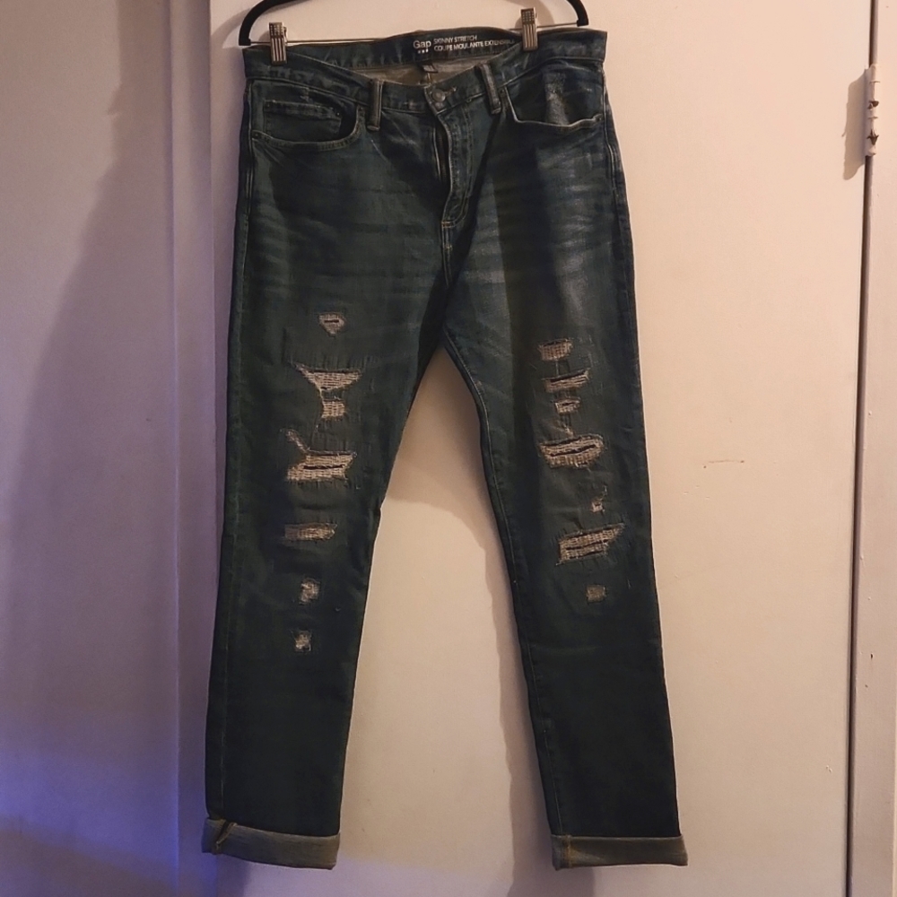 Gap Vintage Ripped Skinny Jeans Size 34